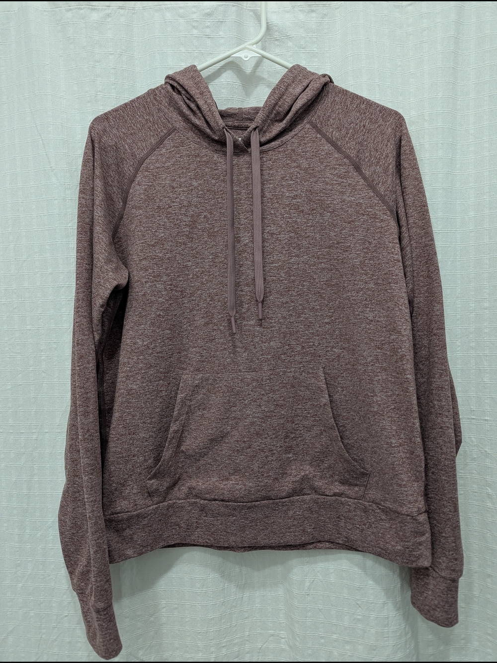Quince Red Heather Hooded Pullover
